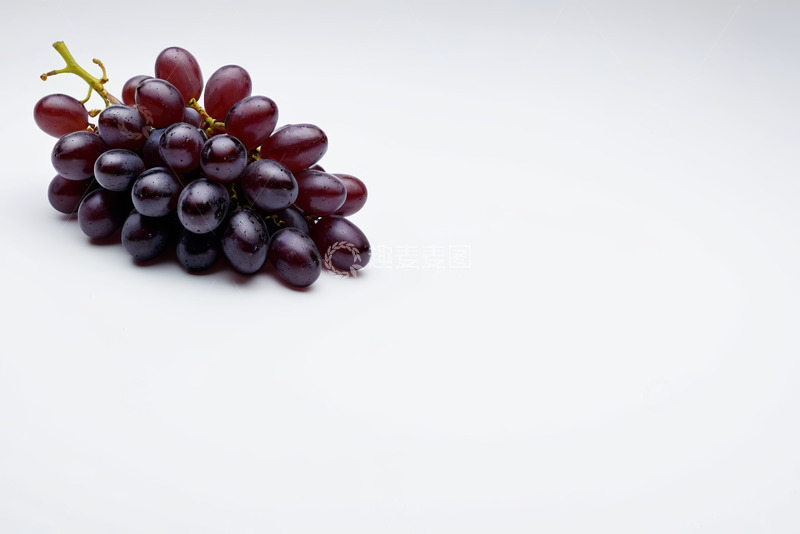 高清大图下载【趣麦麦图】新鲜紫色葡萄特写