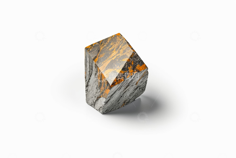高清大图下载【趣麦麦图】纹理独特的多面晶体素材