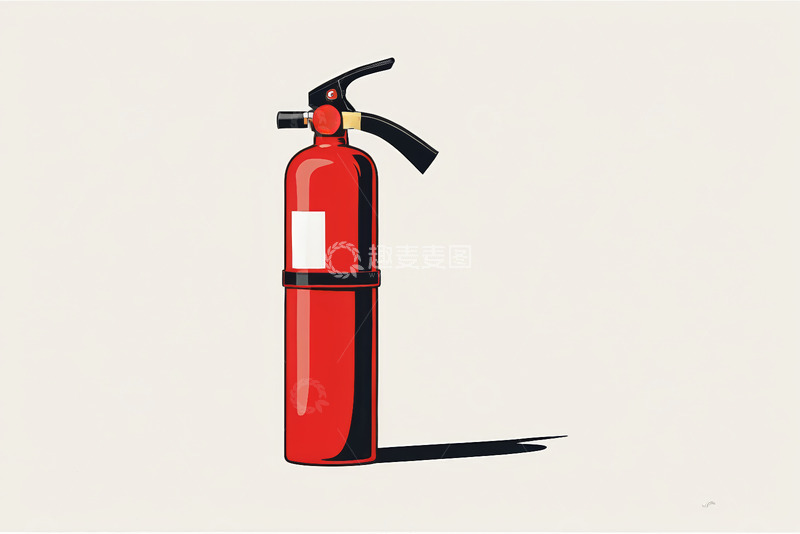 高清大图下载【趣麦麦图】红色灭火器特写
