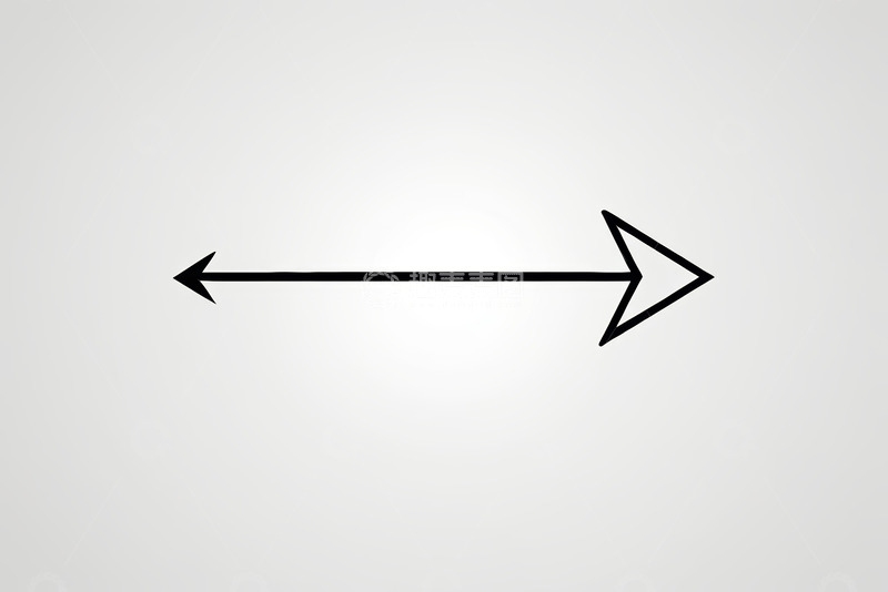 高清大图下载【趣麦麦图】黑色双向箭头图标