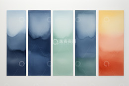 抽象渐变色彩背景图