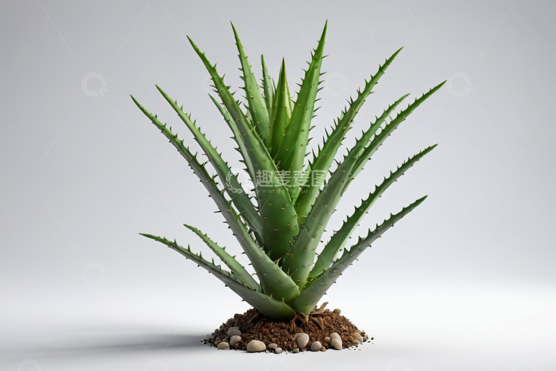 高清大图下载【趣麦麦图】芦荟植物特写素材