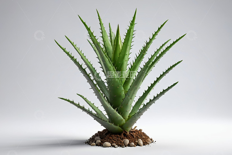 芦荟植物特写素材