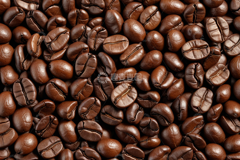 高清大图下载【趣麦麦图】烘焙咖啡豆特写