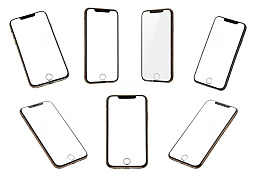 多视角智能手机展示