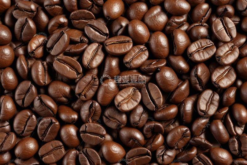 高清大图下载【趣麦麦图】咖啡豆特写素材