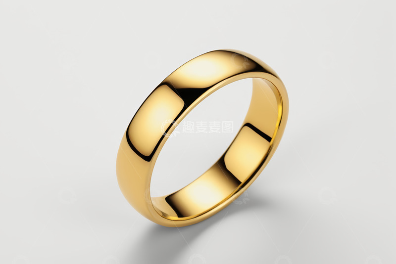高清大图下载【趣麦麦图】金色戒指特写素材