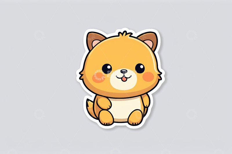 高清大图下载【趣麦麦图】可爱卡通小狗形象素材