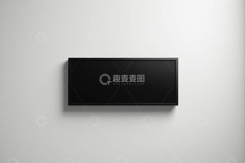 高清大图下载【趣麦麦图】白色背景上的黑色屏幕