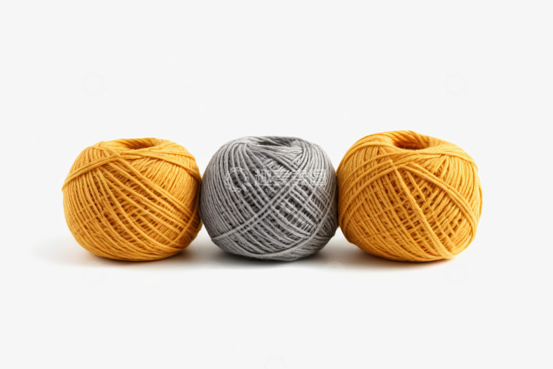 高清大图下载【趣麦麦图】三色毛线团静物素材