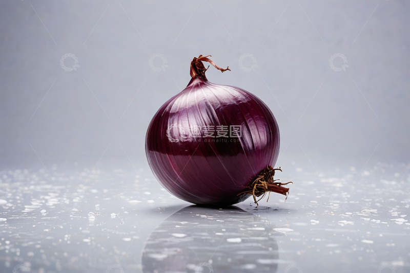 高清大图下载【趣麦麦图】紫色洋葱静物特写