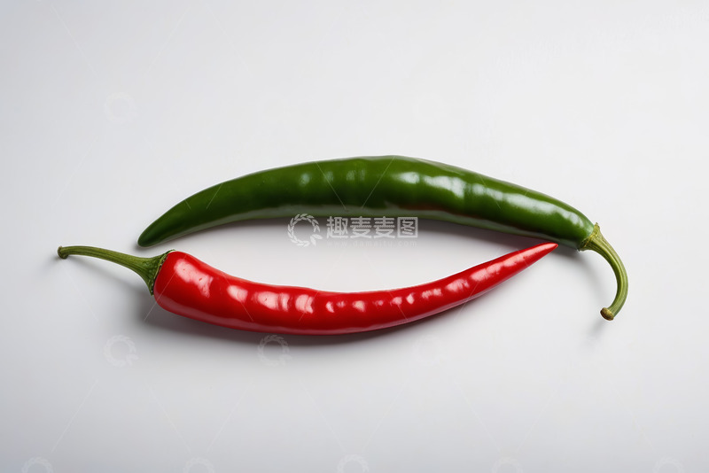 高清大图下载【趣麦麦图】红绿辣椒特写