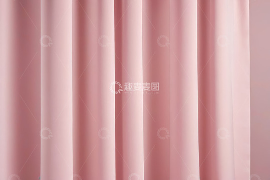 粉色织物窗帘背景素材