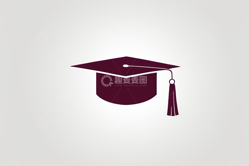 高清大图下载【趣麦麦图】简约风格毕业学士帽素材