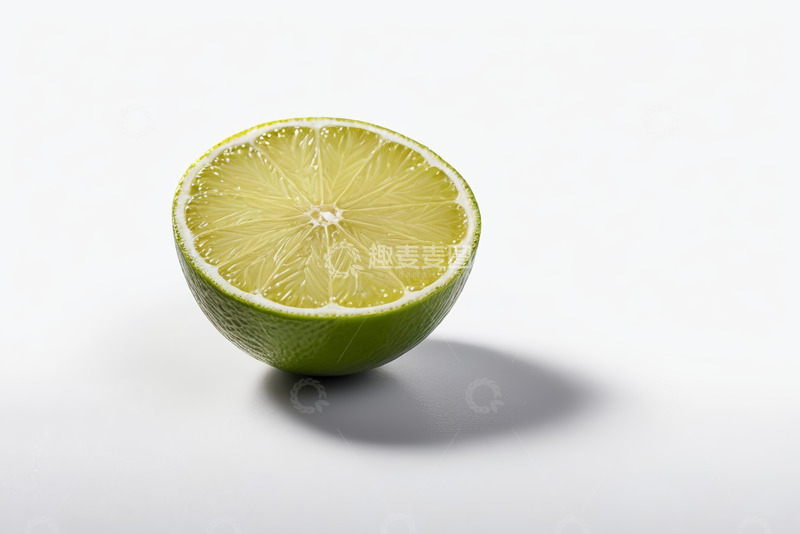 高清大图下载【趣麦麦图】半颗青柠檬特写