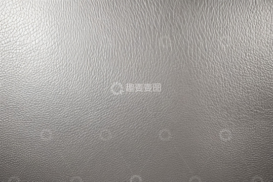 银灰色皮革纹理特写