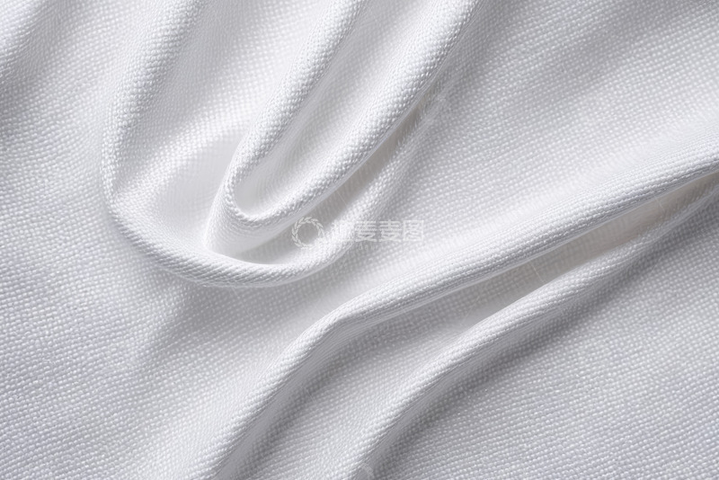 高清大图下载【趣麦麦图】白色织物纹理特写