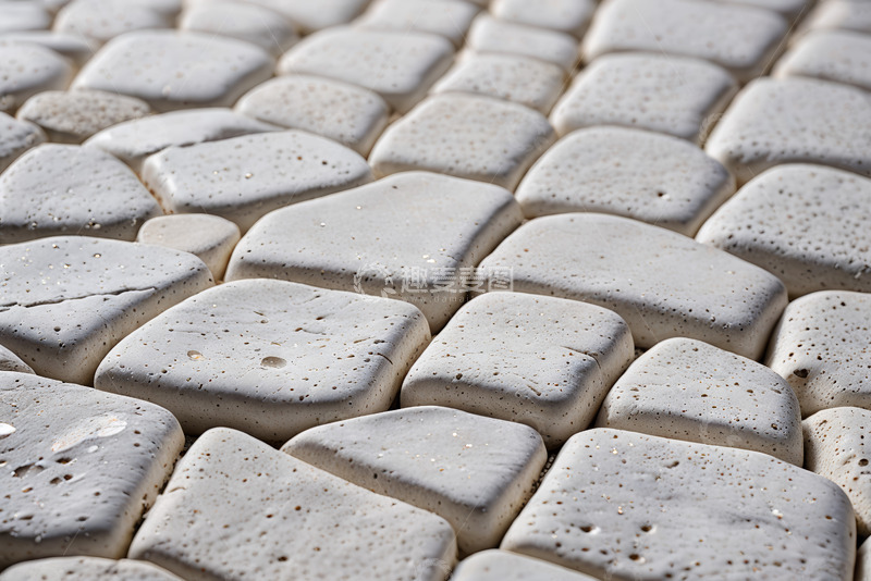 高清大图下载【趣麦麦图】白色方形地砖特写