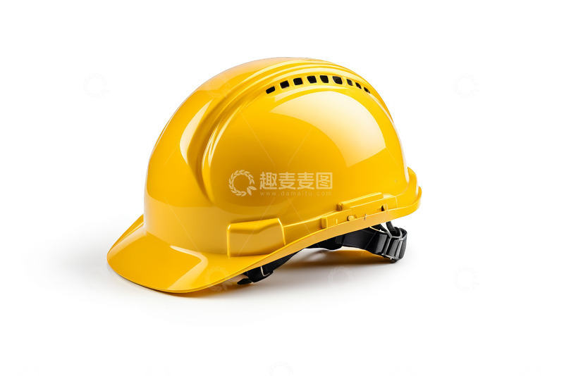 高清大图下载【趣麦麦图】黄色安全帽特写