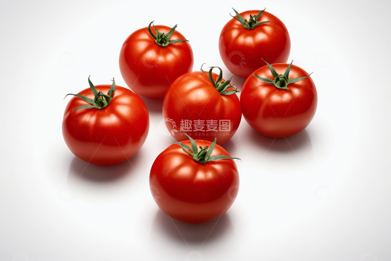 高清大图下载【趣麦麦图】红色新鲜番茄特写