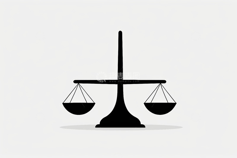 高清大图下载【趣麦麦图】天平法律正义符号素材