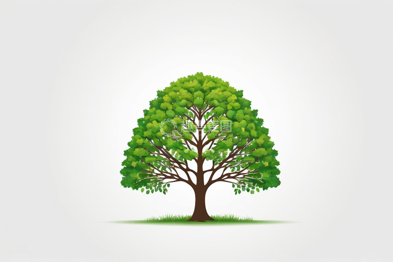 高清大图下载【趣麦麦图】绿色树木动画素材