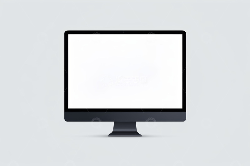 高清大图下载【趣麦麦图】黑色电脑显示器空白屏幕