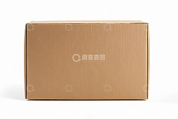 棕色纸箱特写素材