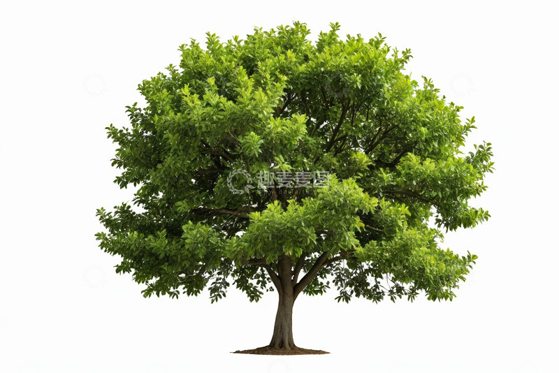 高清大图下载【趣麦麦图】独立绿树自然景观素材