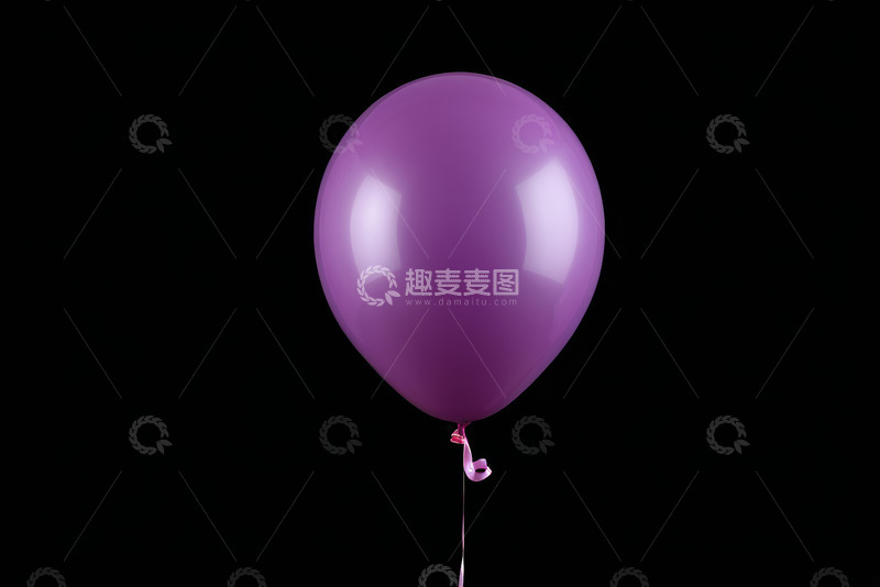 高清大图下载【趣麦麦图】紫色气球特写