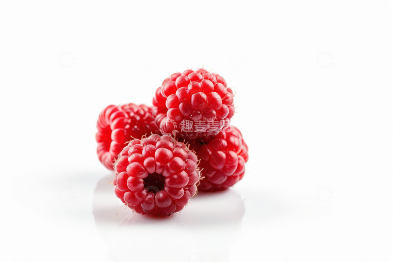 高清大图下载【趣麦麦图】新鲜覆盆子微距特写