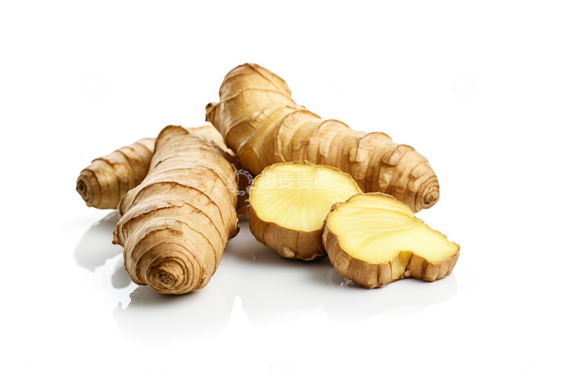 高清大图下载【趣麦麦图】新鲜生姜特写