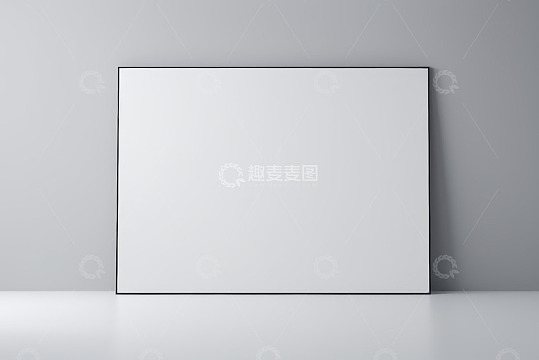 白色背景现代空白展示板