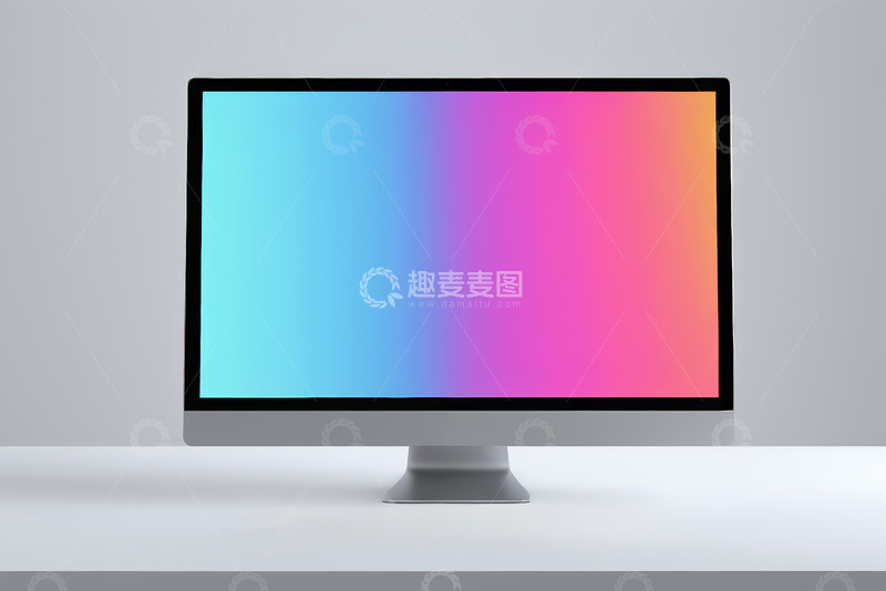 高清大图下载【趣麦麦图】彩色屏幕电脑显示器