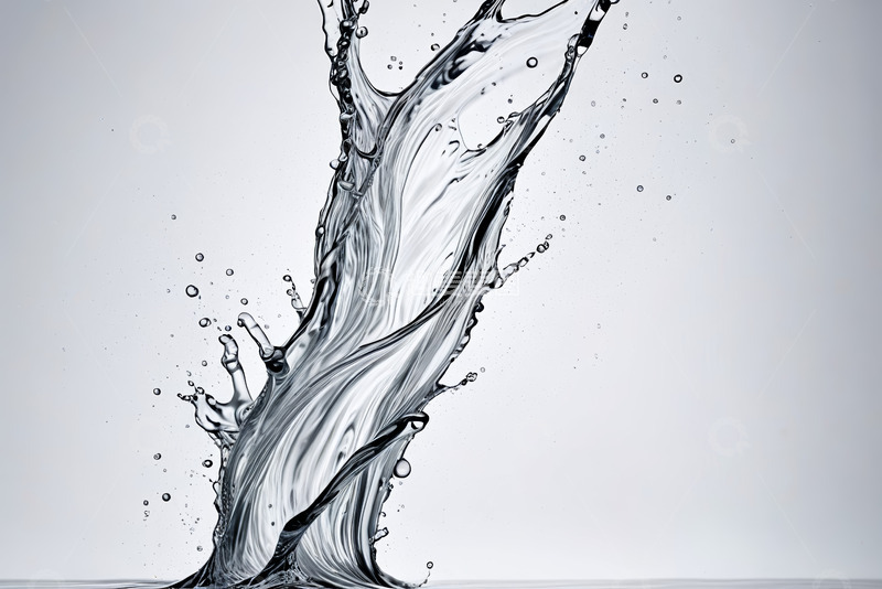 高清大图下载【趣麦麦图】水花飞溅特写画面