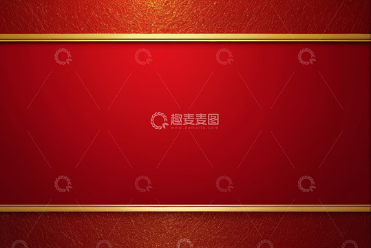 红色背景带金色装饰