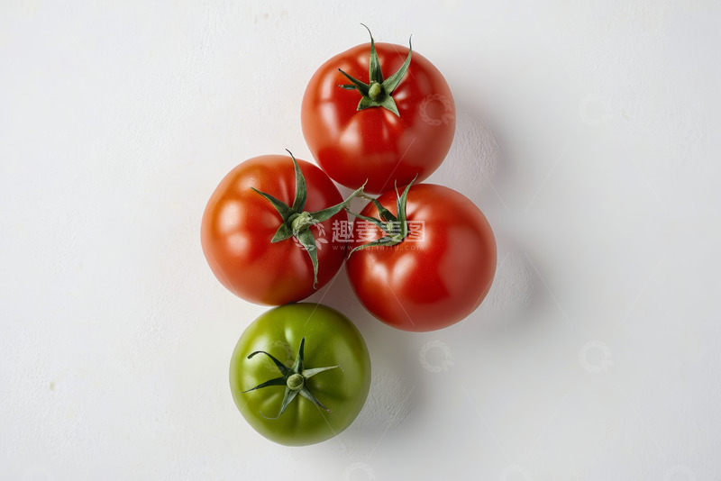 高清大图下载【趣麦麦图】红绿西红柿特写