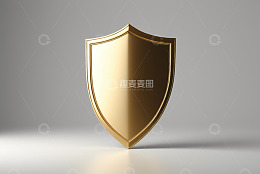 金色盾牌3D模型