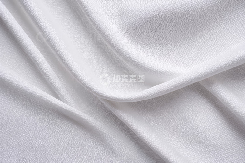 高清大图下载【趣麦麦图】白色织物纹理特写