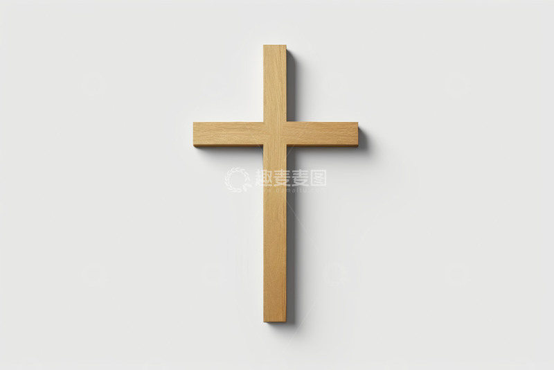 高清大图下载【趣麦麦图】木质十字架特写
