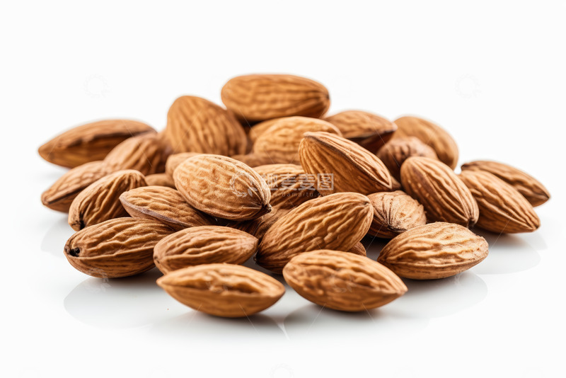 高清大图下载【趣麦麦图】杏仁坚果特写