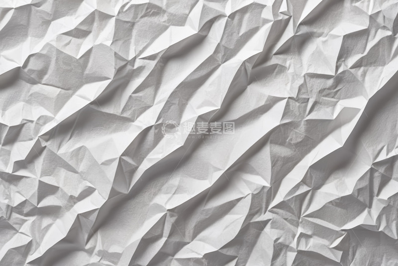 高清大图下载【趣麦麦图】白色褶皱纸张纹理背景
