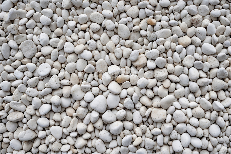 高清大图下载【趣麦麦图】白色鹅卵石特写