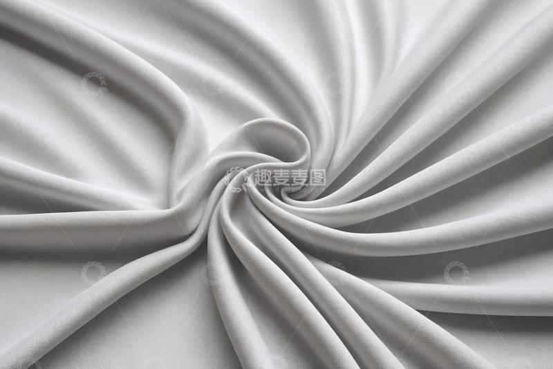 高清大图下载【趣麦麦图】白色织物布料纹理特写