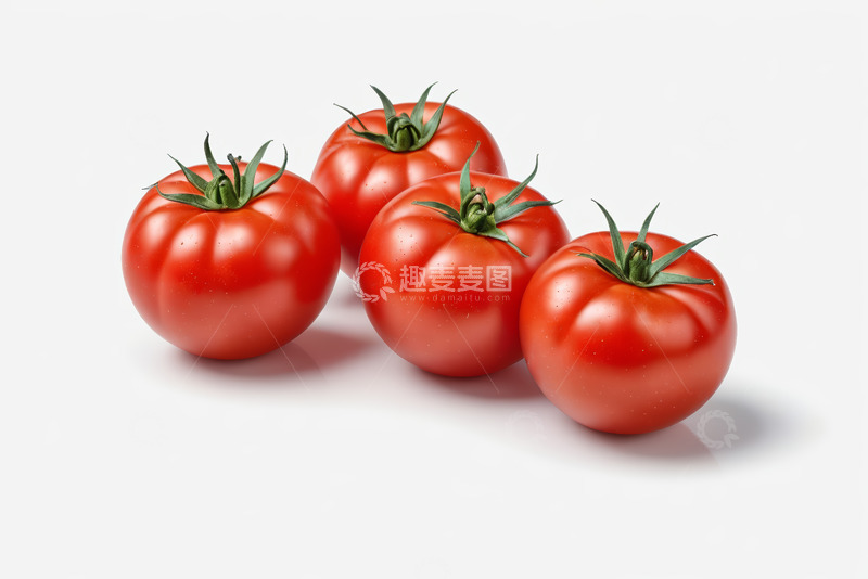 高清大图下载【趣麦麦图】红色新鲜番茄静物