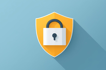 盾牌锁安全图标