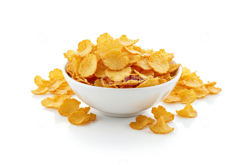 高清大图下载【趣麦麦图】白色碗装玉米片