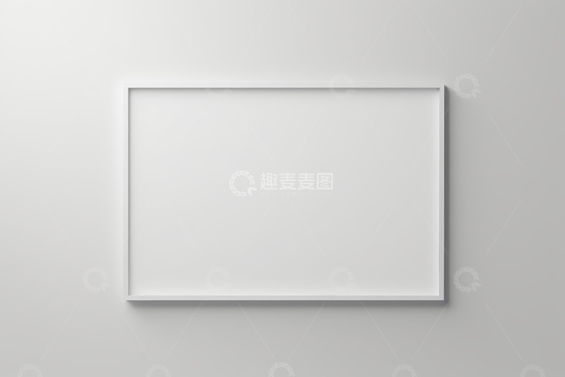 高清大图下载【趣麦麦图】白色现代风格空白框架