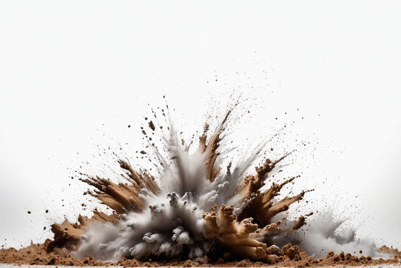 高清大图下载【趣麦麦图】粉末爆炸瞬间素材