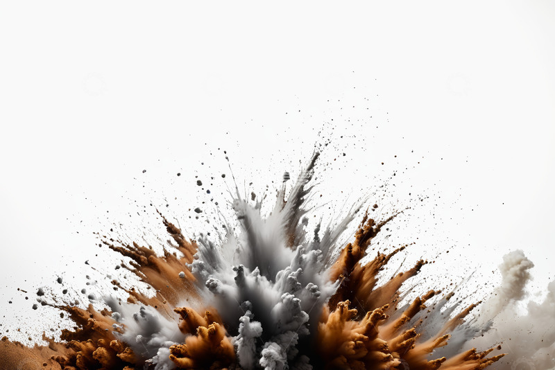高清大图下载【趣麦麦图】粉末爆炸瞬间素材
